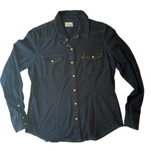 Levi's women’s Denim Western size Large